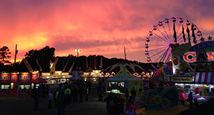 County fair scene photo